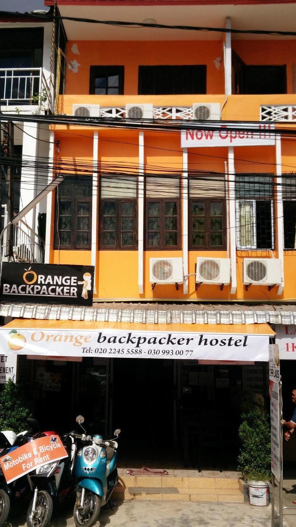 Orange Backpacker Hostel Vientiane Exterior photo